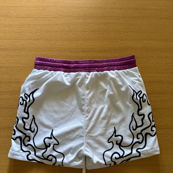 ALLEGORY HOUSE Joyboy Luffy Mesh Shorts One Piece Inspired Gym Shorts - Picture 2 of 3